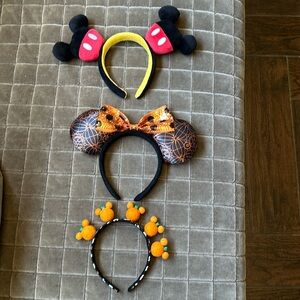 3 pairs of Mickey ears